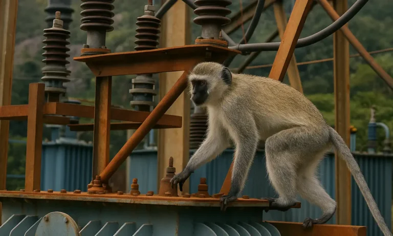 Πως μια μαϊμού άφησε μια ολόκληρη χώρα χωρίς ρεύμα για 4 ώρες