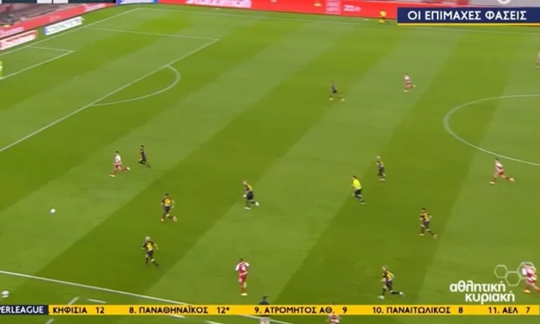 Ποδόσφαιρο: Παναγιώτης Βαρούχας : Δεν δόθηκε πέναλτι υπέρ του Ολυμπιακού κόντρα στον Άρη