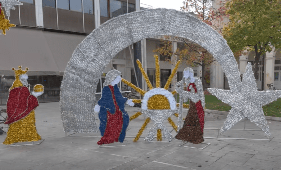 Η φάτνη στην Καρδίτσα.