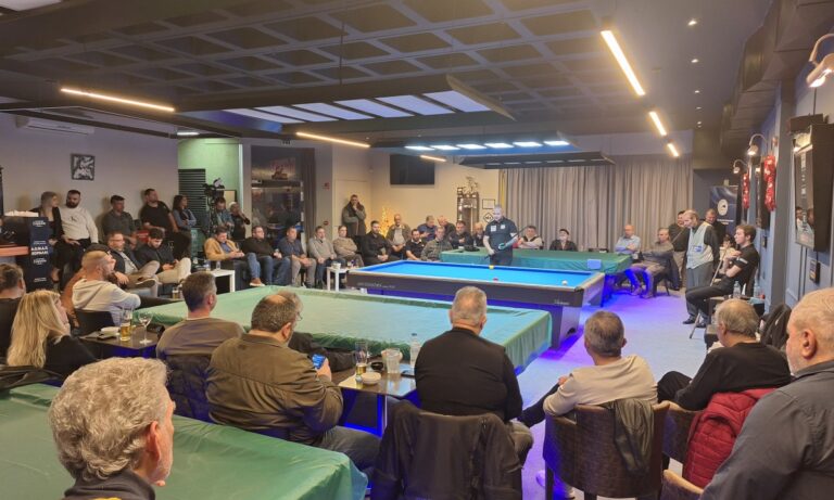 Σπορ: Μπιλιάρδο υψηλού επιπέδου στο επετειακό event των 45 χρόνων του Koralli Billiard Club