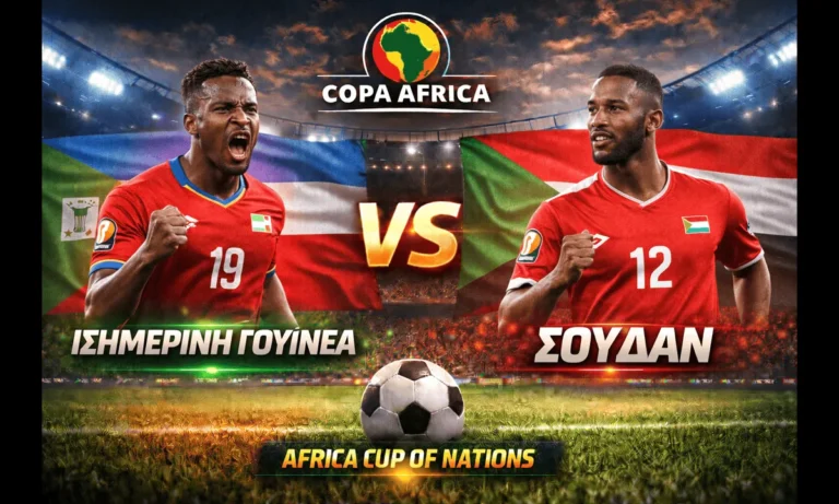 Ισημερινή Γουϊνέα – Σουδάν κανάλι: Πού θα δείτε απόψε τον αγώνα