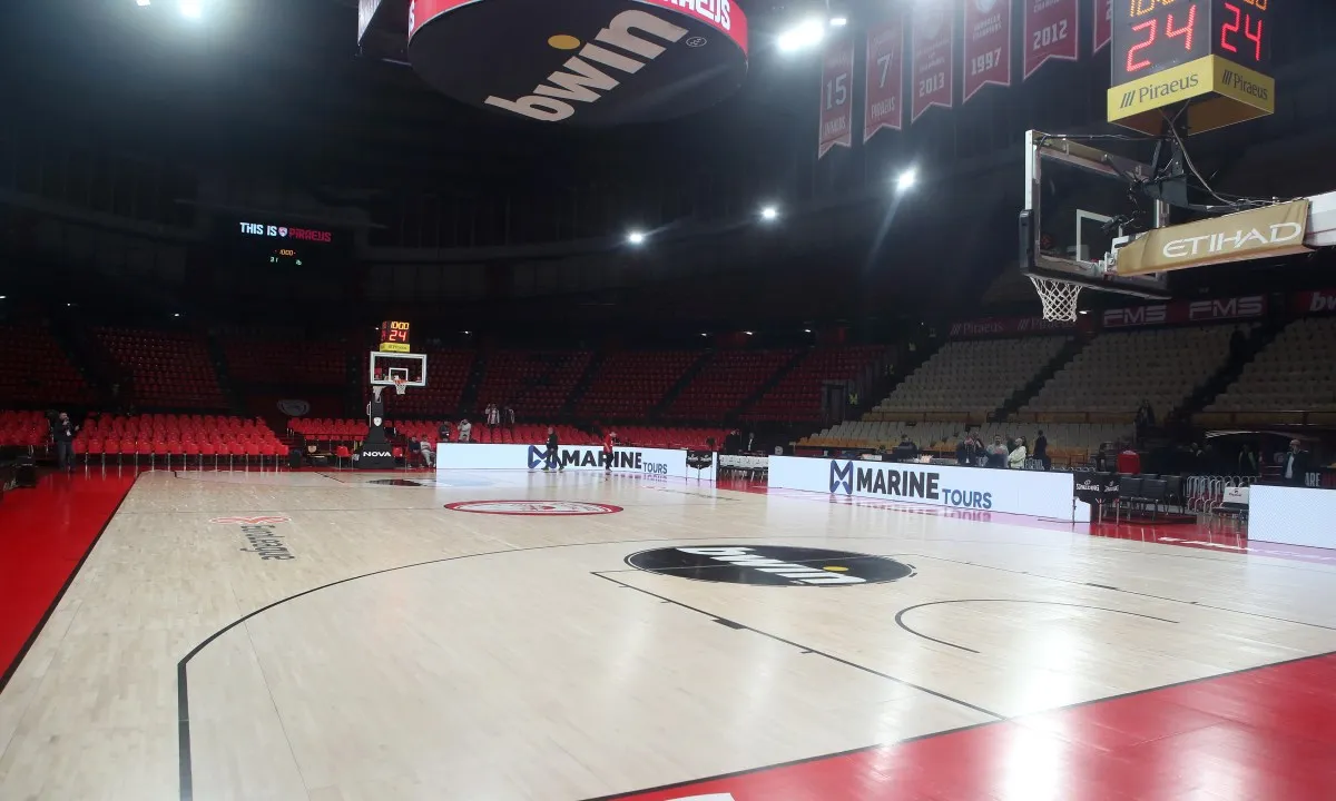 Ολυμπιακός – Φενέρμπαχτσε: Το ματς στη Euroleague αναβλήθηκε λόγω της κακοκαιρίας