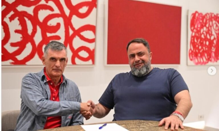 Ποδόσφαιρο: Με φωτογραφία παρέα με τον Βαγγέλη Μαρινάκη το επίσημο της ανανέωσης του Χοσέ Λουίς Μεντιλίμπαρ με τον Ολυμπιακό