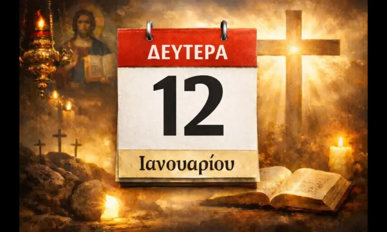 Ατζέντα: Δευτέρα 12 Ιανουαρίου: Ποιοι γιορτάζουν σήμερα