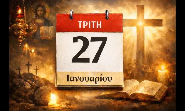 Ατζέντα: Τρίτη 27 Ιανουαρίου: Ποιοι γιορτάζουν σήμερα