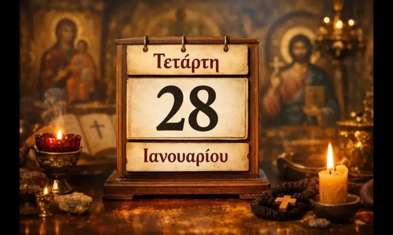 Ατζέντα: Τετάρτη 28 Ιανουαρίου: Ποιοι γιορτάζουν σήμερα