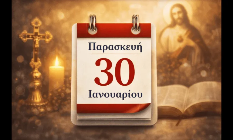 Ατζέντα: Παρασκευή 30 Ιανουαρίου: Ποιοι γιορτάζουν σήμερα