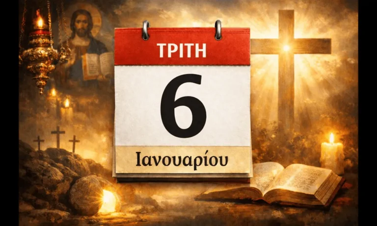 Ατζέντα: Τρίτη 6 Ιανουαρίου: Ποιοι γιορτάζουν σήμερα