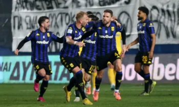 Ποδόσφαιρο: Παναιτωλικός – Άρης 0-1: Νίκη με κεφαλιά Φαμπιάνο και επιστροφή στα τρίποντα