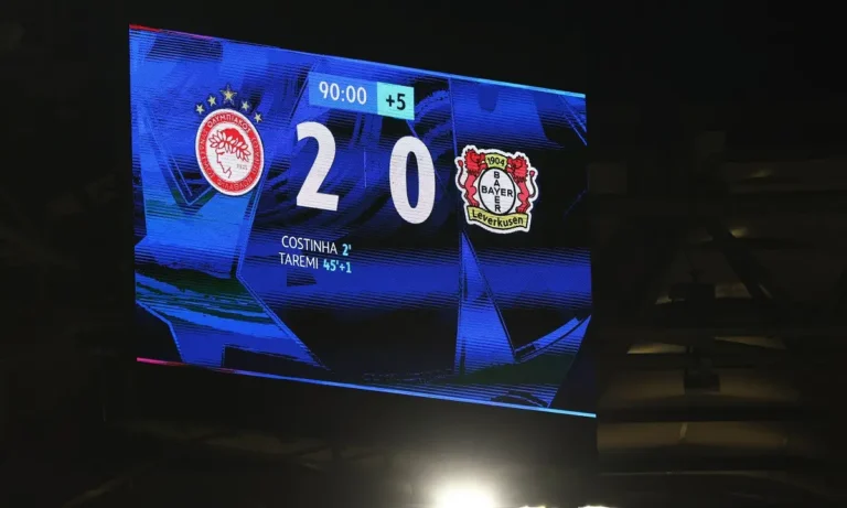 Ποδόσφαιρο: Ολυμπιακός – Μπάγερ Λεβερκούζεν 2-0: Τεράστιος Τζολάκης και τεράστια νίκη – Τώρα νίκη και με Άγιαξ