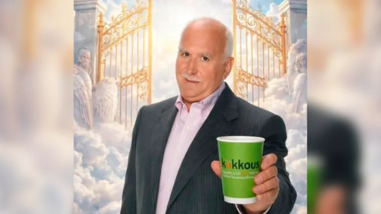 Κοινωνία: Ούτε ιερό – ούτε όσιο: Κατακραυγή για τη διαφήμιση που δείχνει τον μακαρίτη Γιώργο Παπαδάκη να προσφέρει… καφέ