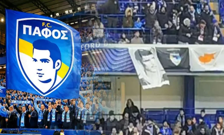 Κοινωνία: Ντροπιαστική κίνηση της UEFA: Κατέβασε πανό με τον Κύπριο αγωνιστή Παλληκαρίδη που η Πάφος έχει στο σήμα της