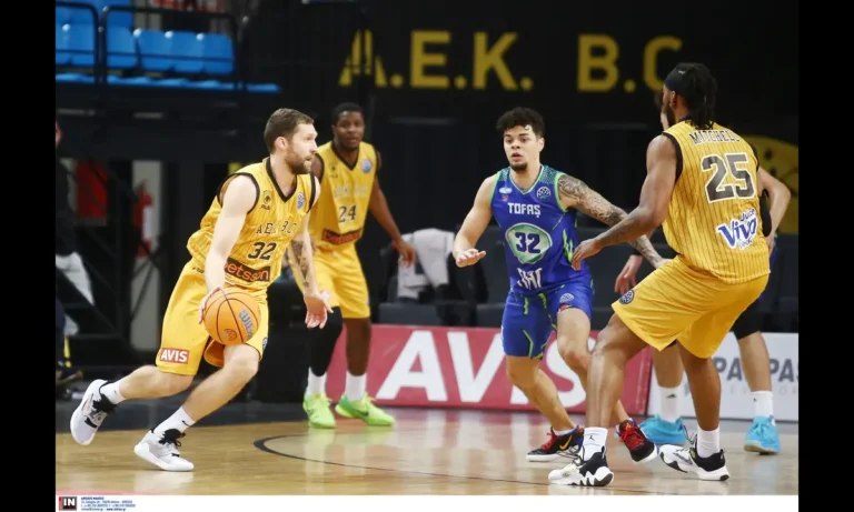 Μπάσκετ: Τόφας – ΑΕΚ 3/2/2026: Σε ποιο κανάλι θα δείτε απόψε τον αγώνα