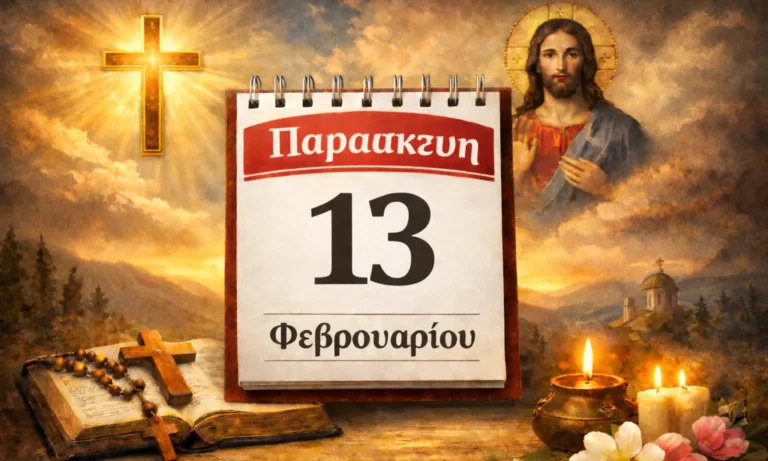 Ατζέντα: Παρασκευή 13 Φεβρουαρίου: Ποιοι γιορτάζουν σήμερα