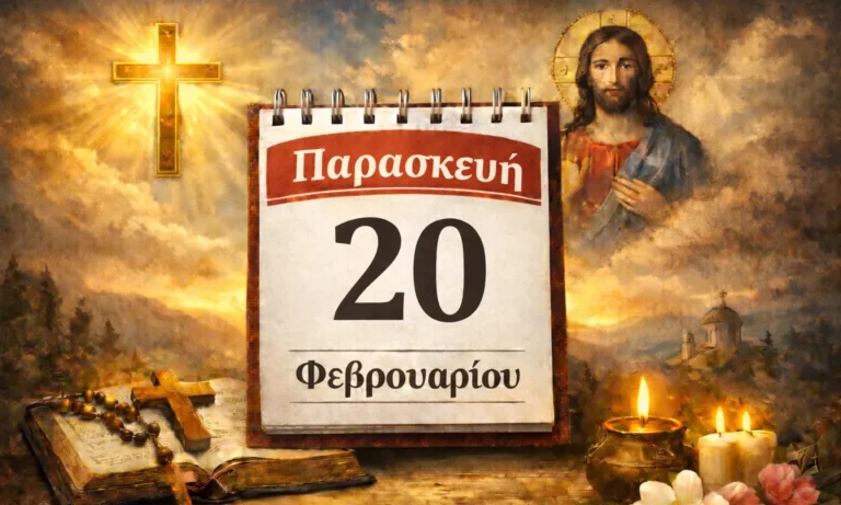 Ατζέντα: Παρασκευή 20 Φεβρουαρίου: Ποιοι γιορτάζουν σήμερα