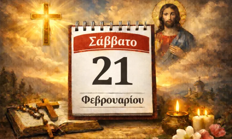 Ατζέντα: Σάββατο 21 Φεβρουαρίου: Ποιοι γιορτάζουν σήμερα