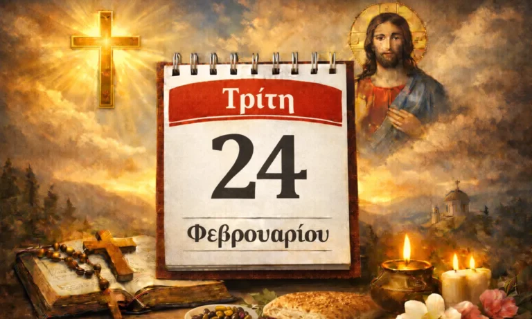 Ατζέντα: Τρίτη 24 Φεβρουαρίου: Ποιοι γιορτάζουν σήμερα