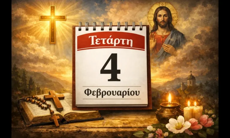 Ατζέντα: Τετάρτη 4 Φεβρουαρίου: Ποιοι γιορτάζουν σήμερα