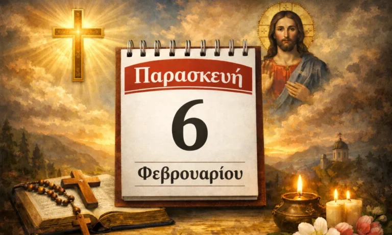 Ατζέντα: Παρασκευή 6 Φεβρουαρίου: Ποιοι γιορτάζουν σήμερα