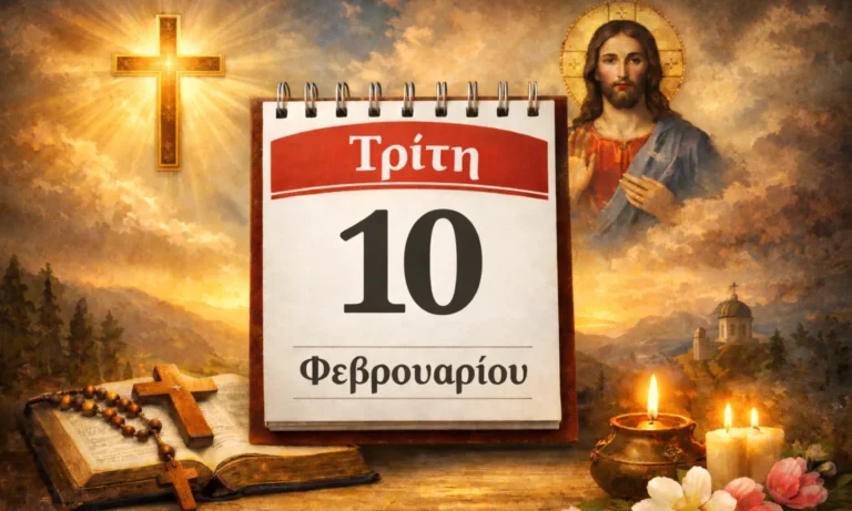 Ατζέντα: Τρίτη 10 Φεβρουαρίου: Ποιοι γιορτάζουν σήμερα