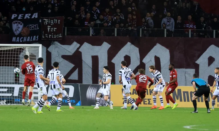 Ποδόσφαιρο: ΑΕΛ Novibet – ΠΑΟΚ 1-1: Τεράστια ΑΕΛ Novibet λίγο έλειψε να γυρίσει το ματς και να κερδίσει τον ΠΑΟΚ
