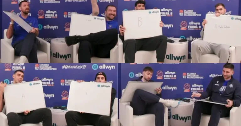 Sportime BET: Οι παίκτες του Allwyn Final 8 μαθαίνουν κρητικά (vid.)