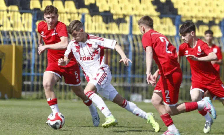 Ποδόσφαιρο: Κ15 Ολυμπιακού: Νίκη 2-0 επί του Πανσερραϊκού