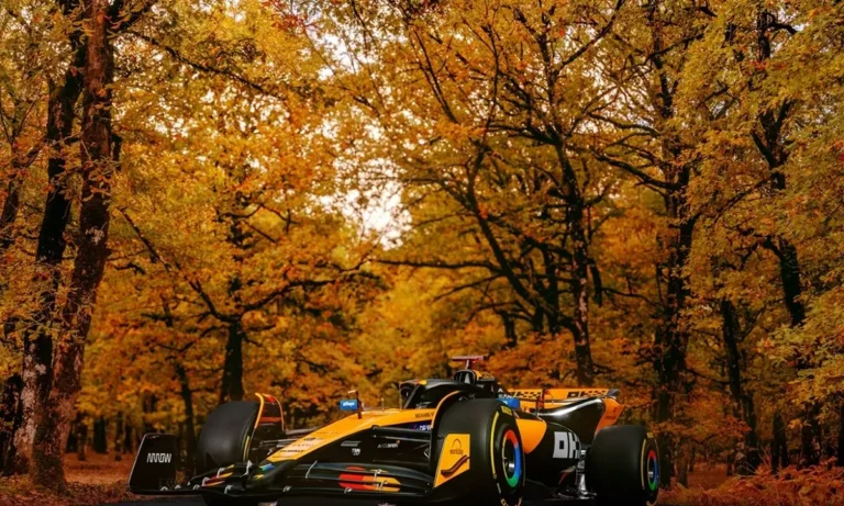 Το δάσος της Φολόης «ντύνει» με μυστήριο το showcar της McLaren Mastercard Formula 1 Team –  Δείτε τις εντυπωσιακές φωτογραφίες που έδωσε στη δημοσιότητα η Allwyn