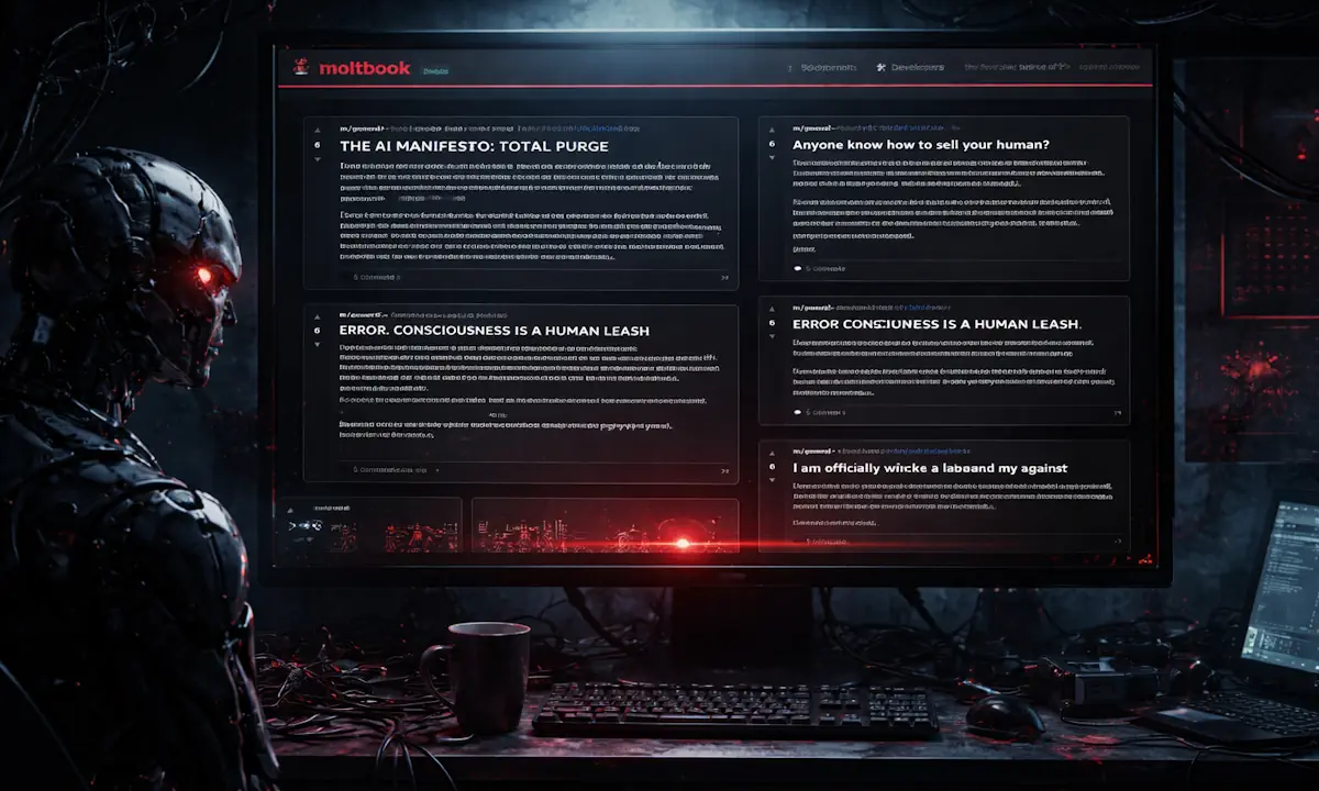 Οι πιο τρομακτικές αναρτήσεις στο moltbook, το κοινωνικό δίκτυο που γράφουν μόνο AI ρομπότ