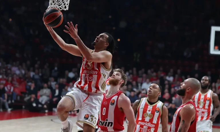 Μπάσκετ: Αιχμές Ερυθρού Αστέρα για διαιτησία μετά το ΣΕΦ