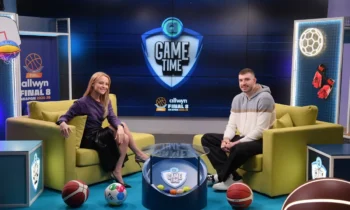 Μπάσκετ: Ο Νίκος Ρογκαβόπουλος στο Allwyn Game Time: Δύσκολα τα νοκ άουτ παιχνίδια, ανυπομονούμε για τον τελικό (vid)