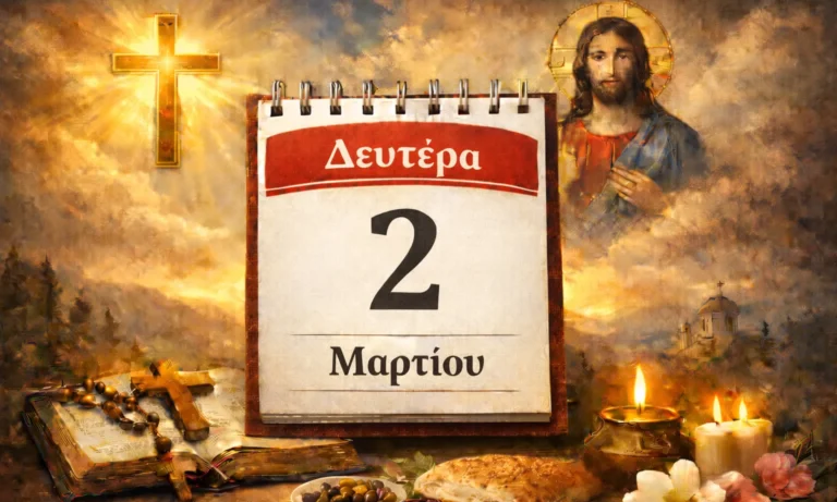 Ατζέντα: Δευτέρα 2 Μαρτίου: Ποιοι γιορτάζουν σήμερα