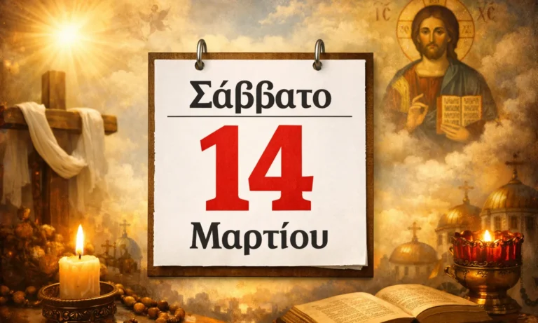 Ατζέντα: Σάββατο 14 Μαρτίου: Ποιοι γιορτάζουν σήμερα