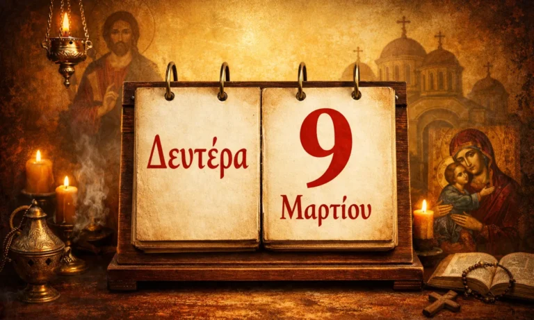 Ατζέντα: Δευτέρα 9 Μαρτίου: Ποιοι γιορτάζουν σήμερα